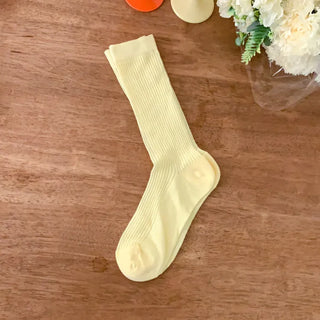 See-through Pleated Warmer Knee Socks Long Socks Collection