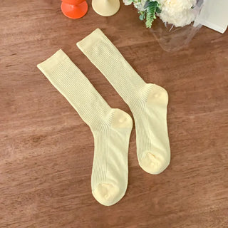 See-through Pleated Warmer Knee Socks Long Socks Collection
