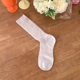 See-through Pleated Warmer Knee Socks Long Socks Collection