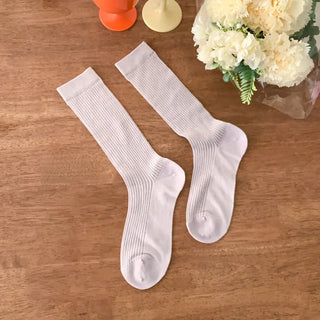 See-through Pleated Warmer Knee Socks Long Socks Collection