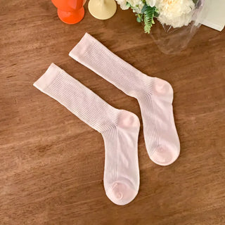 See-through Pleated Warmer Knee Socks Long Socks Collection