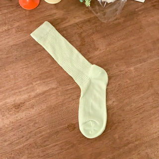 See-through Pleated Warmer Knee Socks Long Socks Collection