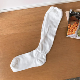 See-through Pleated Warmer Knee Socks Long Socks Collection