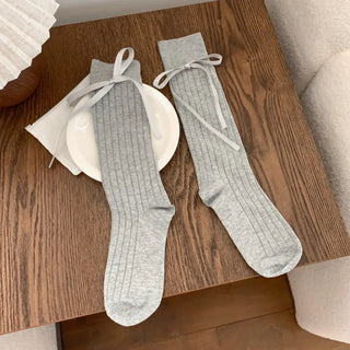 See-through Pleated Warmer Knee Socks Long Socks Collection