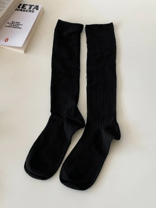 See-through Pleated Warmer Knee Socks Long Socks Collection
