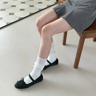 See-through Pleated Warmer Knee Socks Long Socks Collection