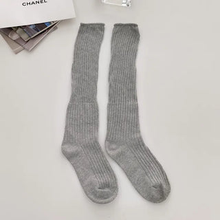 See-through Pleated Warmer Knee Socks Long Socks Collection
