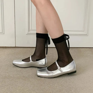 See-through Pleated Warmer Knee Socks Long Socks Collection