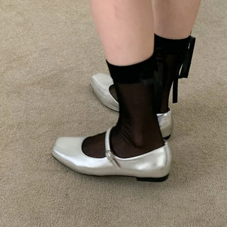 See-through Pleated Warmer Knee Socks Long Socks Collection