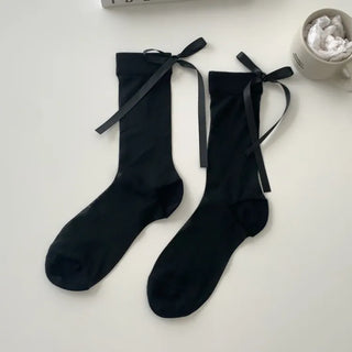 See-through Pleated Warmer Knee Socks Long Socks Collection