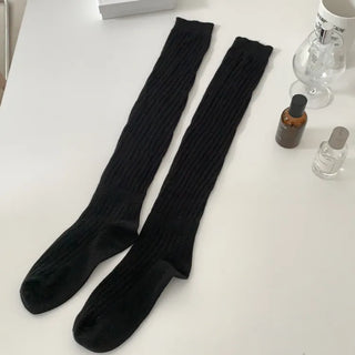 See-through Pleated Warmer Knee Socks Long Socks Collection