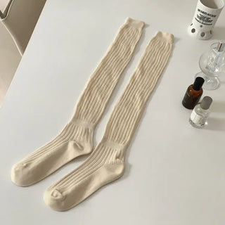 See-through Pleated Warmer Knee Socks Long Socks Collection
