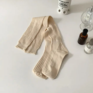 See-through Pleated Warmer Knee Socks Long Socks Collection