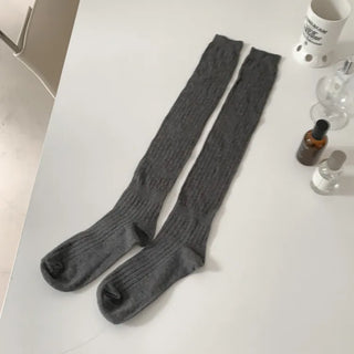 See-through Pleated Warmer Knee Socks Long Socks Collection