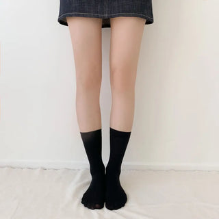 See-through Pleated Warmer Knee Socks Long Socks Collection