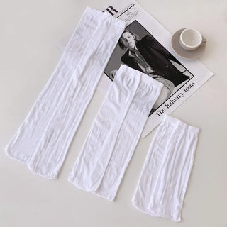 See-through Pleated Warmer Knee Socks Long Socks Collection
