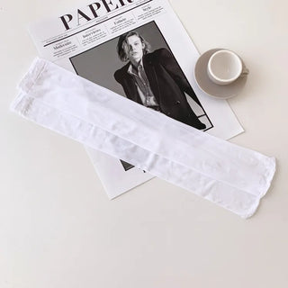 See-through Pleated Warmer Knee Socks Long Socks Collection