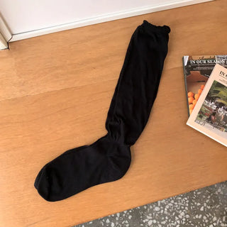 See-through Pleated Warmer Knee Socks Long Socks Collection
