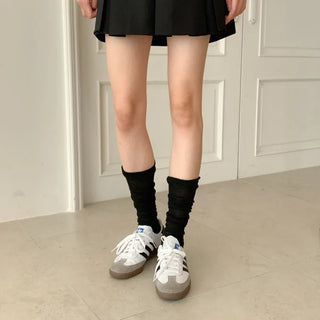 See-through Pleated Warmer Knee Socks Long Socks Collection
