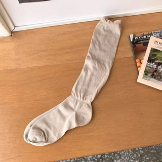 See-through Pleated Warmer Knee Socks Long Socks Collection