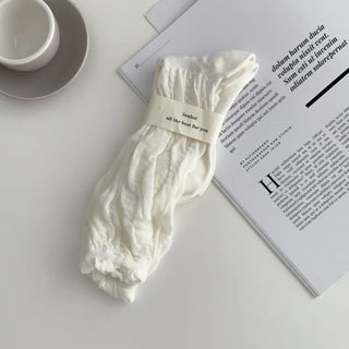 See-through Pleated Warmer Knee Socks Long Socks Collection