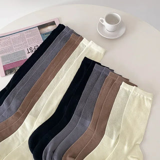 See-through Pleated Warmer Knee Socks Long Socks Collection