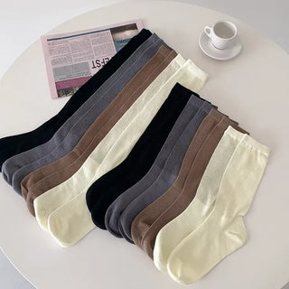 See-through Pleated Warmer Knee Socks Long Socks Collection
