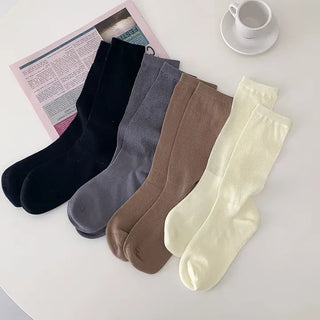 See-through Pleated Warmer Knee Socks Long Socks Collection