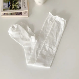 See-through Pleated Warmer Knee Socks Long Socks Collection