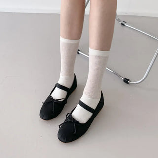 See-through Pleated Warmer Knee Socks Long Socks Collection