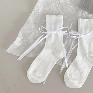 See-through Pleated Warmer Knee Socks Long Socks Collection