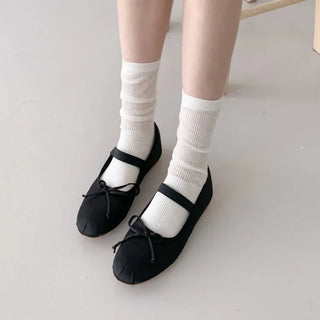 See-through Pleated Warmer Knee Socks Long Socks Collection