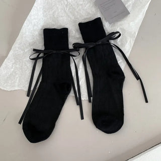 See-through Pleated Warmer Knee Socks Long Socks Collection