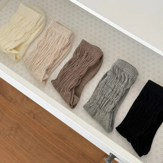 See-through Pleated Warmer Knee Socks Long Socks Collection