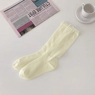 See-through Pleated Warmer Knee Socks Long Socks Collection