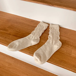 See-through Pleated Warmer Knee Socks Long Socks Collection