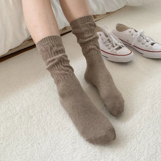 See-through Pleated Warmer Knee Socks Long Socks Collection