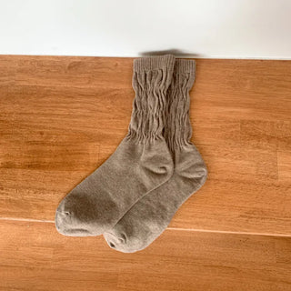 See-through Pleated Warmer Knee Socks Long Socks Collection