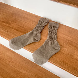 See-through Pleated Warmer Knee Socks Long Socks Collection
