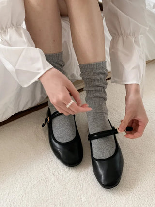 See-through Pleated Warmer Knee Socks Long Socks Collection