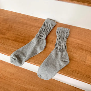 See-through Pleated Warmer Knee Socks Long Socks Collection