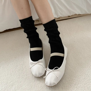 See-through Pleated Warmer Knee Socks Long Socks Collection