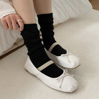 See-through Pleated Warmer Knee Socks Long Socks Collection