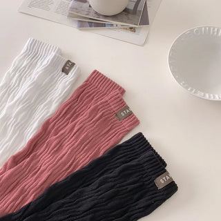 See-through Pleated Warmer Knee Socks Long Socks Collection