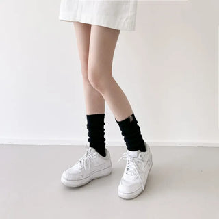 See-through Pleated Warmer Knee Socks Long Socks Collection