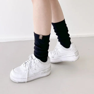 See-through Pleated Warmer Knee Socks Long Socks Collection