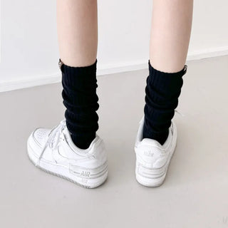 See-through Pleated Warmer Knee Socks Long Socks Collection