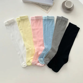 See-through Pleated Warmer Knee Socks Long Socks Collection