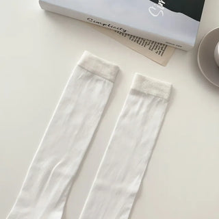 See-through Pleated Warmer Knee Socks Long Socks Collection