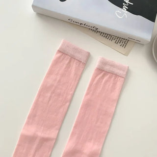 See-through Pleated Warmer Knee Socks Long Socks Collection